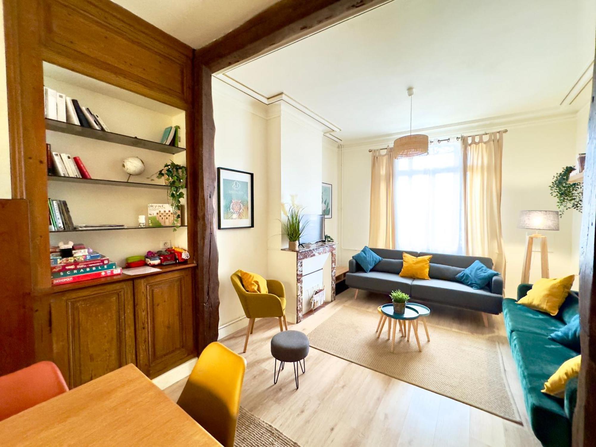 4 Chambres - Grande Maison - Parking - Jardin Amiens Exterior foto